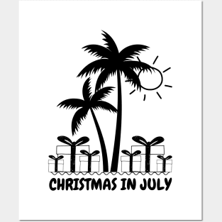 Christmas in july. Posters and Art